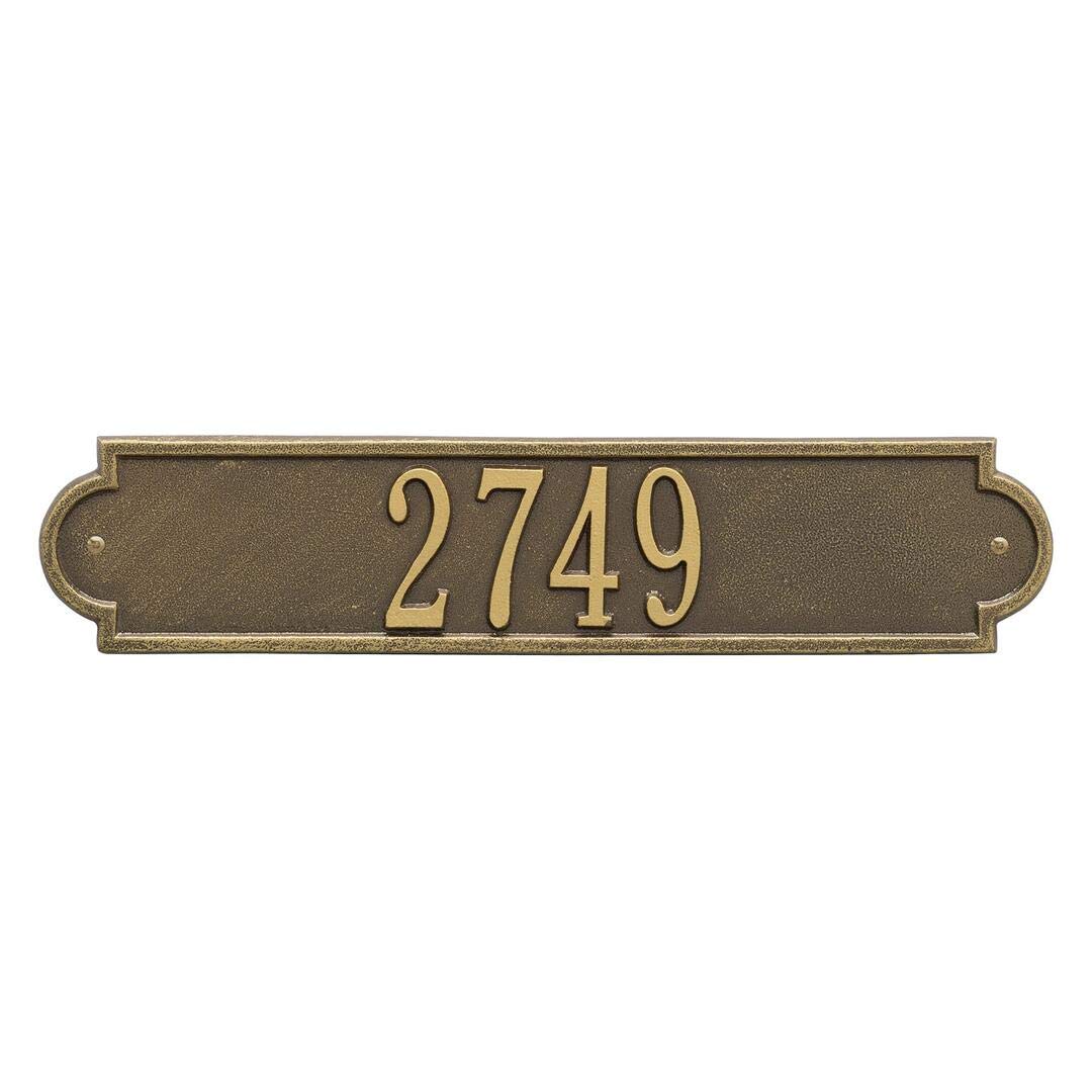 Whitehall 2990AB - Personalized Richmond  Plaque -Estate - Wall - 1 line