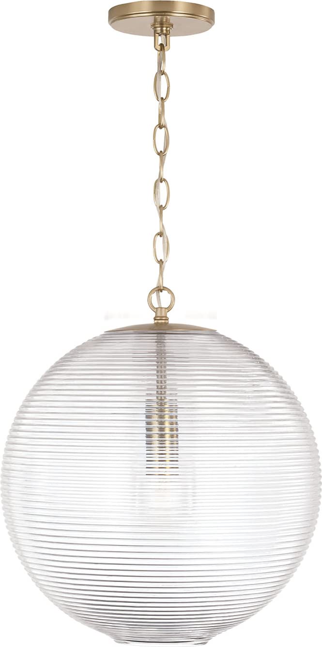 Capital Lighting 349911MA Dolan 1 Light Pendant Matte Brass