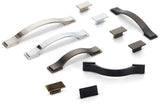 Jeffrey Alexander 80152-128PC 128 mm Center-to-Center Polished Chrome Strap Mirada Cabinet Pull