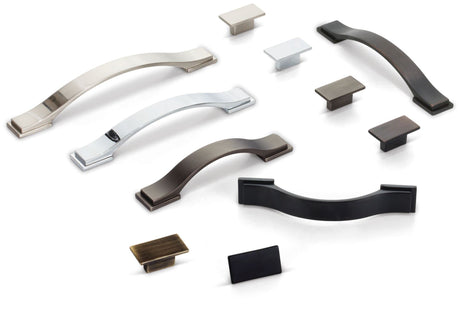 Jeffrey Alexander 80152-160PC 160 mm Center-to-Center Polished Chrome Strap Mirada Cabinet Pull