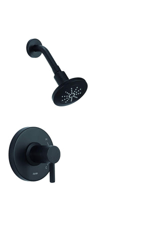 Gerber D501530BSTC Satin Black Amalfi Shower-only Trim Kit, 1.75GPM