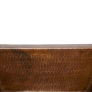 Premier Copper Products BRECDB3 17-Inch Rectangle Copper Sink with 3.5-Inch Drain Size, Oil Rubbed Bronze