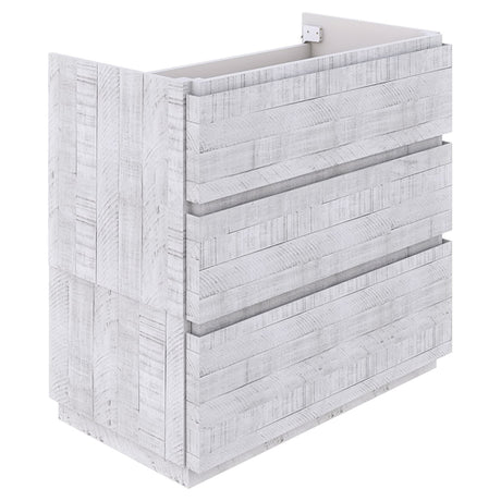 Fresca FCB3136RWH-FC Fresca Formosa 35" Floor Standing Modern Bathroom Cabinet in Rustic White