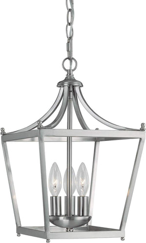 Capital Lighting 4036BN Stanton 3 Light Foyer Brushed Nickel