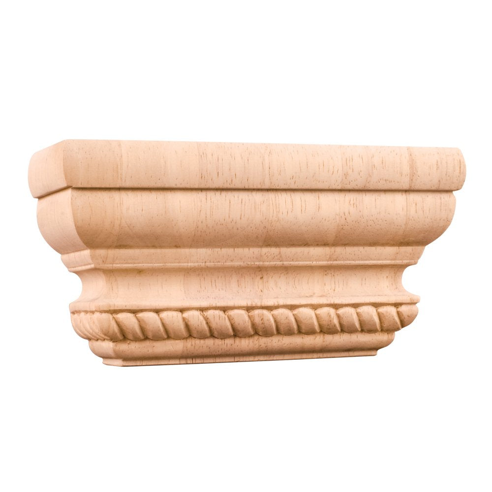 Hardware Resources PC-3MP 6" W x 2" D x 3" H Maple Rope Pilaster Capital