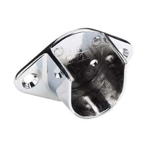 Hardware Resources M7160 Chrome Knock-In Mounting Bracket for Oval Closet Rods