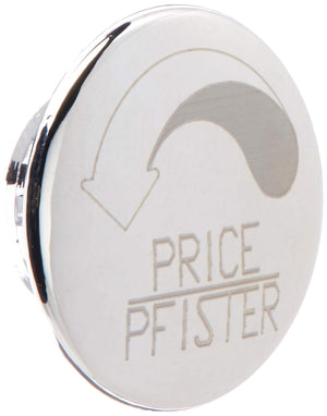 Pfister 941-950A Acrylic Handle Button, Polished Chrome 941-950A