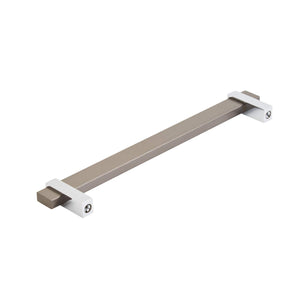 Amerock Cabinet Pull Black Brushed Nickel/Polished Chrome 7-9/16 inch (192 mm) Center to Center Mulino 1 Pack Drawer Pull Drawer Handle Cabinet Hardware