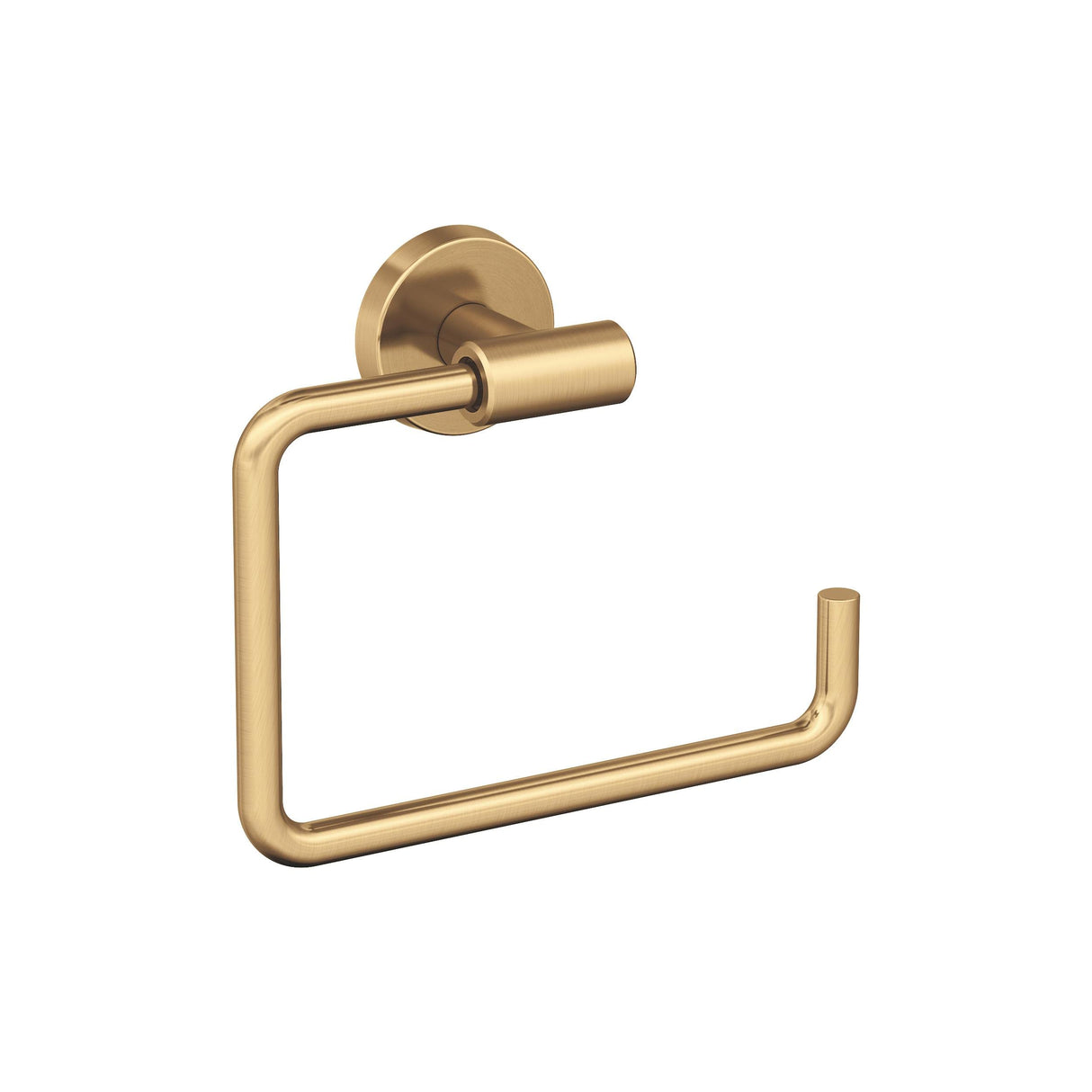 Amerock BH26541CZ Champagne Bronze Towel Ring 6-7/16 in (164 mm) Length Towel Holder Arrondi Hand Towel Holder for Bathroom Wall Small Kitchen Towel Holder Bath Accessories
