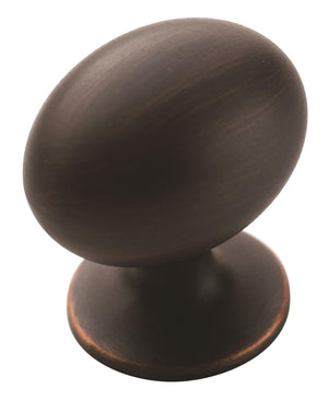 Amerock Cabinet Knob Oil Rubbed Bronze 1-3/8 inch (35 mm) Length Everyday Heritage 1 Pack Drawer Knob Cabinet Hardware