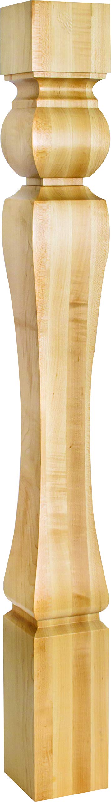 Hardware Resources P35-6-42-HMP 6" W x 6" D x 42" H Hard Maple Square Post