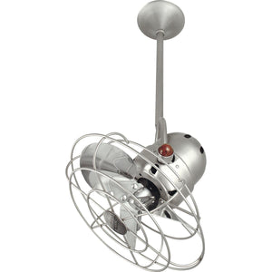 Matthews Fan BD-BN-MTL Bianca Direcional ceiling fan in Brushed Nickel finish with metal blades.