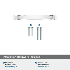 Amerock Cabinet Pull Polished Chrome 3 inch (76 mm) Center to Center Highland Ridge 1 Pack Drawer Pull Drawer Handle Cabinet Hardware