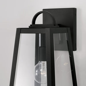 Capital Lighting 943711BK Leighton 1 Light Outdoor Wall Lantern Black