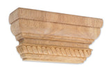 Hardware Resources PC-3CH 6" W x 2" D x 3" H Cherry Rope Pilaster Capital