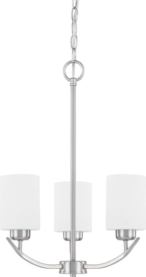 Capital Lighting 415231BN-338 Dixon 3 Light Chandelier Brushed Nickel