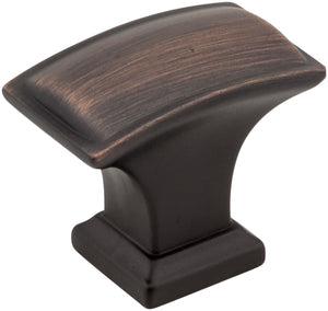 Jeffrey Alexander 435L-DBAC 1-1/2" Overall Length Brushed Oil Rubbed Bronze Rectangle Annadale Cabinet Knob