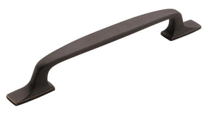 Amerock Cabinet Pull Dark Oiled Bronze 6-5/16 inch (160 mm) Center to Center Highland Ridge 1 Pack Drawer Pull Drawer Handle Cabinet Hardware
