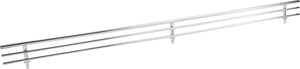Hardware Resources SF29-PC 29" Wide Polished Chrome Wire Shoe Fence for Shelving