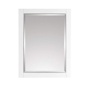 Avanity 24 in. Mirror for Allie / Austen / Mason in White with Silver Trim 18123-M24-WTS