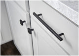 Jeffrey Alexander 845-305BNBDL 305 mm Center-to-Center Brushed Pewter Square Dominique Cabinet Bar Pull