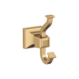 Amerock BH36020CZ Champagne Bronze Single Robe Hook 4-1/4 in. (108 mm) Length Towel Holder Mulholland Towel Hook for Bathroom Bathroom Hardware Bath Accessories