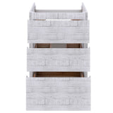 Fresca FCB3124RWH-FC Fresca Formosa 23" Floor Standing Modern Bathroom Cabinet in Rustic White