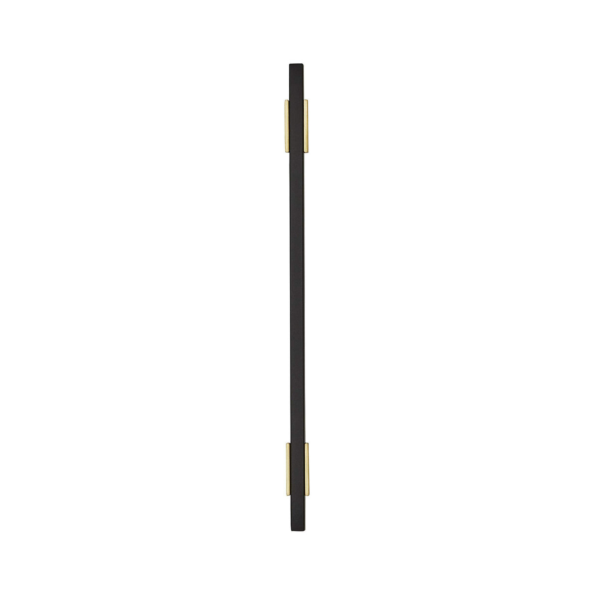 Amerock Cabinet Pull Brushed Gold/Matte Black 7-9/16 inch (192 mm) Center to Center Urbanite 1 Pack Drawer Pull Drawer Handle Cabinet Hardware