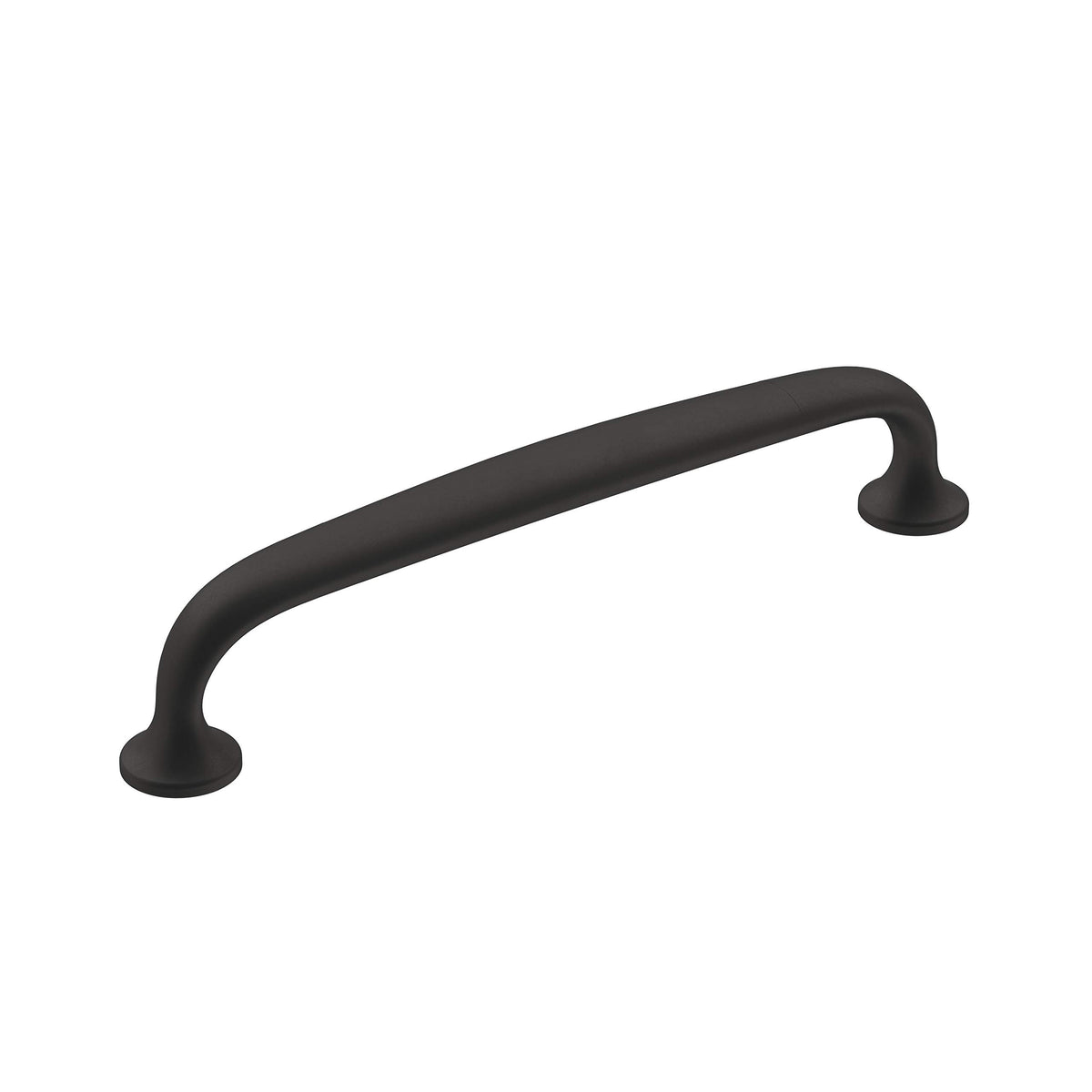 Amerock Cabinet Pull Matte Black 5-1/16 inch (128 mm) Center-to-Center Renown 1 Pack Drawer Pull Cabinet Handle Cabinet Hardware