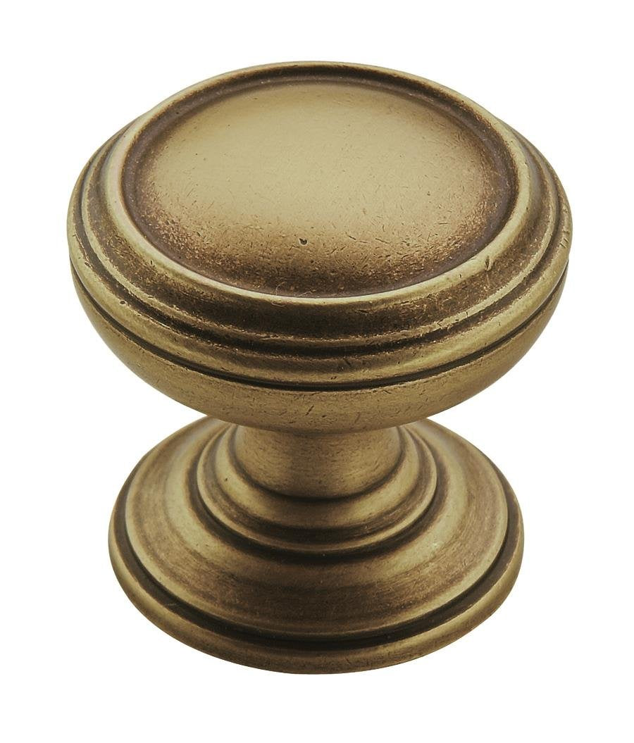 Amerock Cabinet Knob Gilded Bronze 1-1/4 inch (32 mm) Diameter Revitalize 1 Pack Drawer Knob Cabinet Hardware