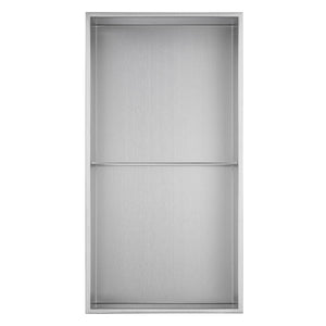 PULSE ShowerSpas NI-1224V-SSB Niche in Brushed Stainless Steel