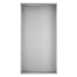 PULSE ShowerSpas NI-1224-SSB Niche in Brushed Stainless Steel 12" x 24"