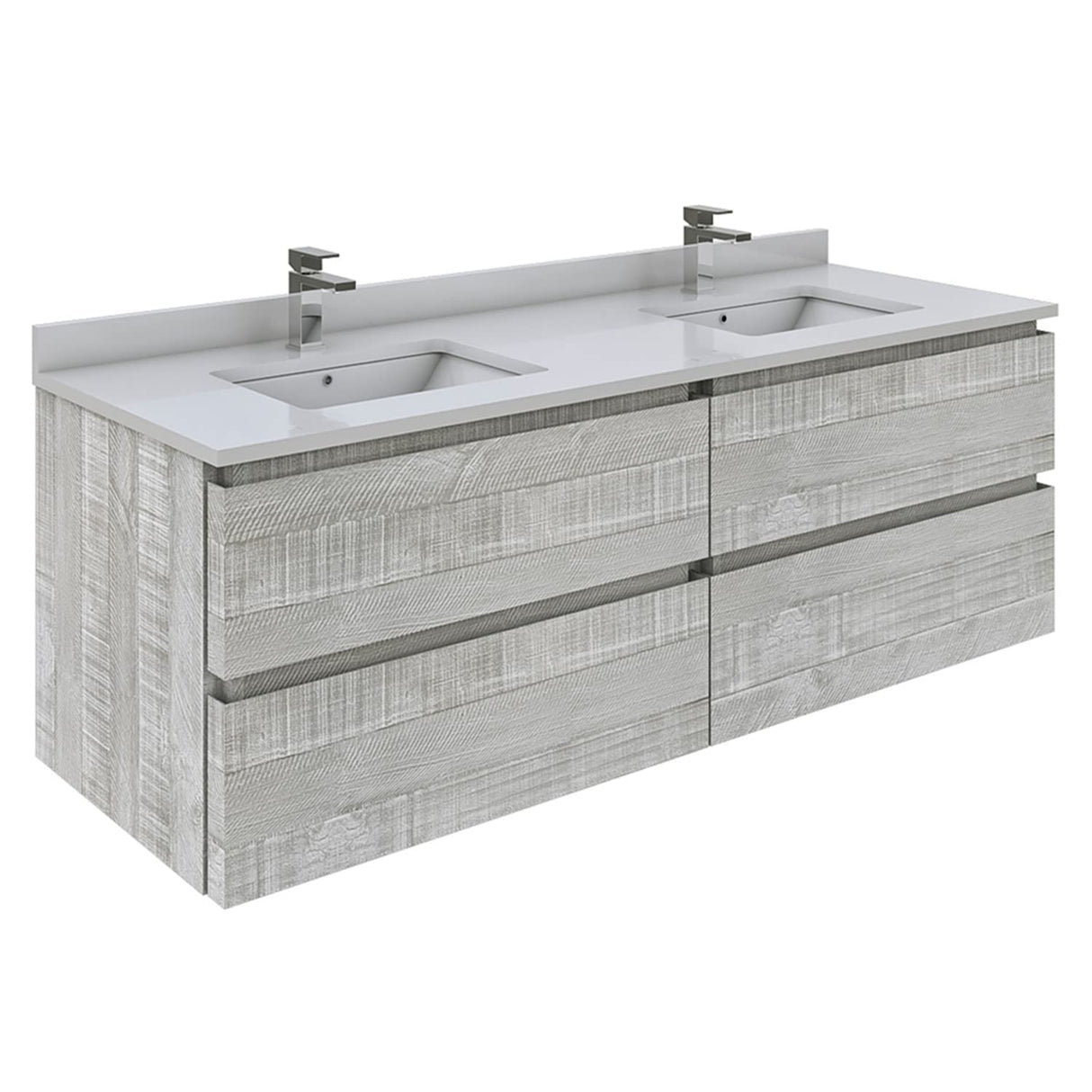 Fresca FCB31-3030ASH-CWH-U Modern Bathroom Vanity