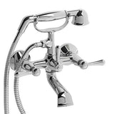 Riobel MA06LC 6" tub Filler with Hand Shower, Chrome