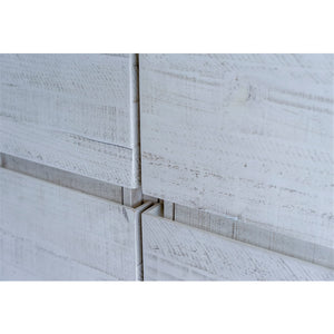 Fresca FVN31-3030RWH Fresca Formosa 60" Wall Hung Double Sink Modern Bathroom Vanity w/ Mirrors in Rustic White