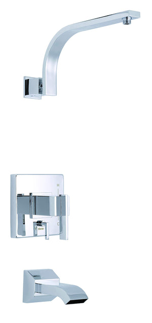 Gerber D510044LSTC Chrome Sirius Tub & Shower Trim Kit, Without Showerhead