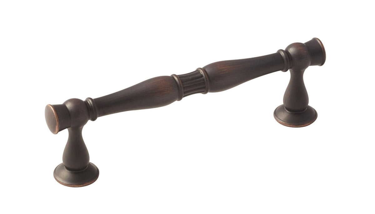 Amerock Cabinet Pull Oil Rubbed Bronze 3-3/4 inch (96 mm) Center to Center Crawford 1 Pack Drawer Pull Drawer Handle Cabinet Hardware