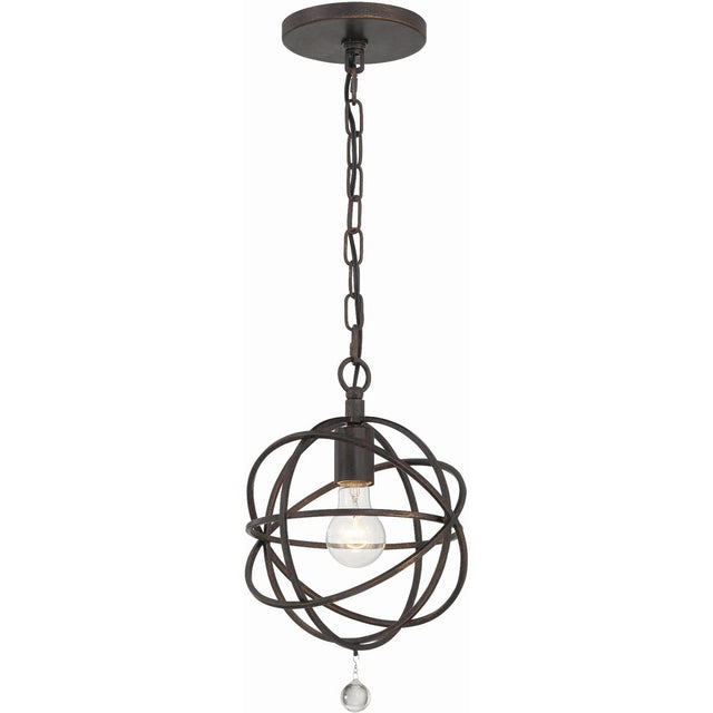 Solaris 1 Light English Bronze Mini Pendant 9220-EB