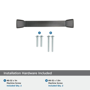Amerock Cabinet Pull Black Bronze 3 inch (76 mm) Center to Center Revitalize 1 Pack Drawer Pull Drawer Handle Cabinet Hardware