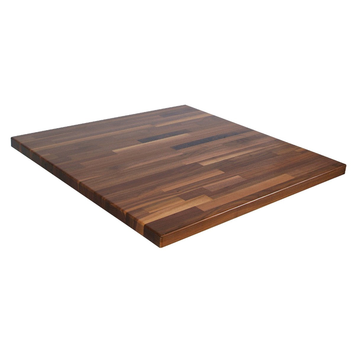 John Boos WALKCT-BL8436-V Blended Walnut Butcher Block Countertop - 1-1/2" Thick, 84"L x 36"W, Varnique Semi-Gloss