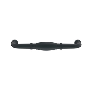 Amerock Cabinet Pull Matte Black 6-5/16 inch (160 mm) Center-to-Center Granby 1 Pack Drawer Pull Drawer Handle Cabinet Hardware