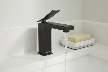Gerber D225019BS Satin Black Avian Single Handle Lavatory Faucet