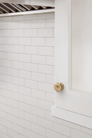 Amerock Cabinet Knob |Champagne Bronze 1-1/4 in (32 mm) Diameter Drawer Knob Ravino Kitchen and Bath Hardware Furniture Hardware