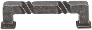 Jeffrey Alexander 602-96BLK 96 mm Center-to-Center Matte Black Rustic Twist Tahoe Cabinet Pull