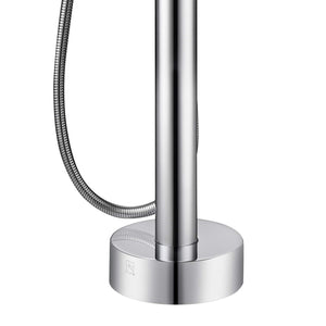 PULSE ShowerSpas 3021-FSTF-CH Chrome Freestanding Tub Filler with Diverter