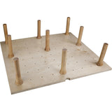 Hardware Resources PEG-9 9-Peg Drop-In Peg Board Drawer Insert