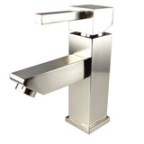 Fresca FFT1030BN Fresca Versa Single Hole Mount Bathroom Vanity Faucet - Brushed Nickel