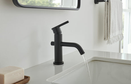 Gerber D236158BS Parma Single Handle Lavatory Faucet - Satin Black