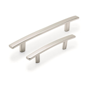 Amerock Cabinet Pull Polished Nickel 5-1/16 inch (128 mm) Center to Center Cyprus 1 Pack Drawer Pull Drawer Handle Cabinet Hardware