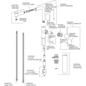 Elkay LKHA3042CR Faucet, Chrome